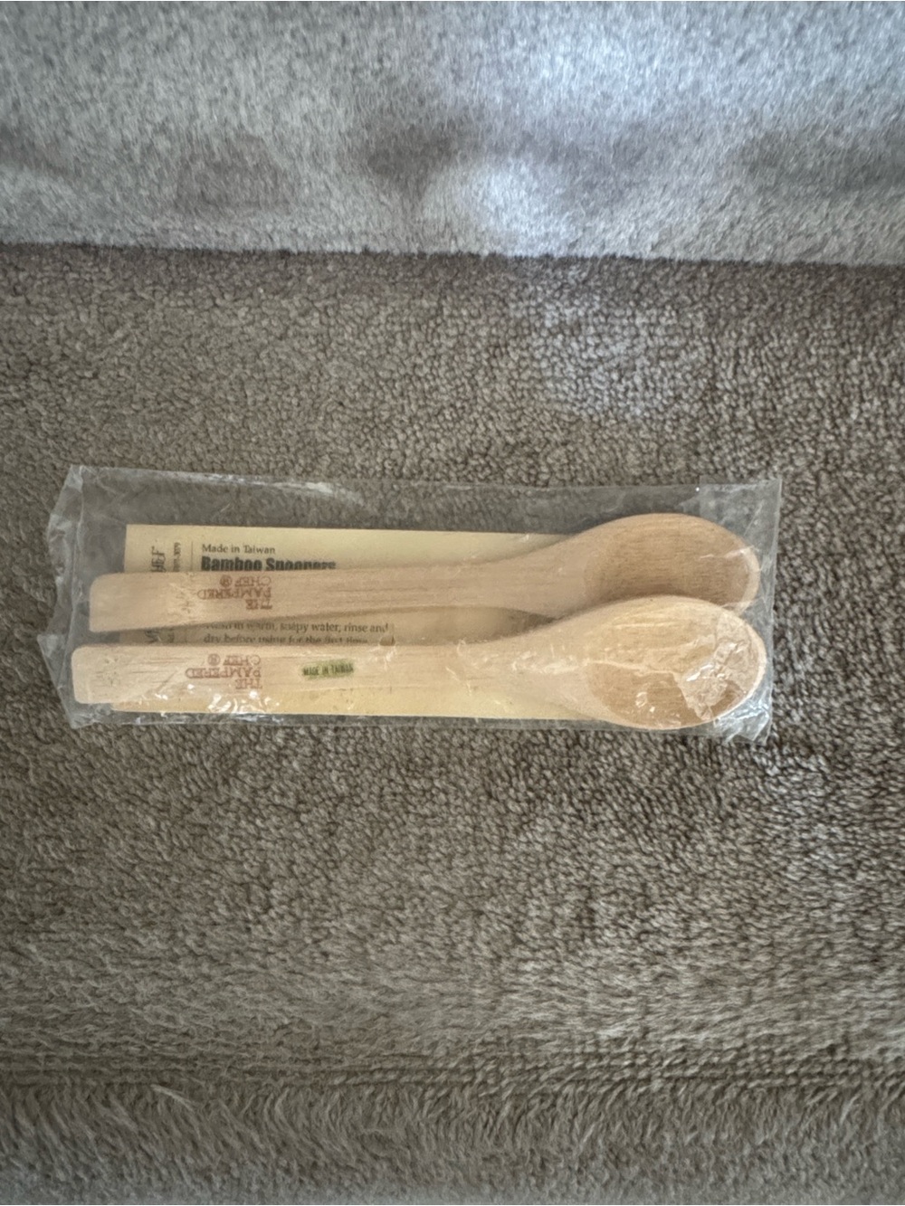 The Pampered Chef Bamboo Spoon Set - Natural Brown